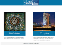 Tablet Screenshot of litho-circuits.com
